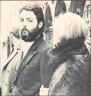 A resolute-looking Paul during the Beatles case in 1971.
